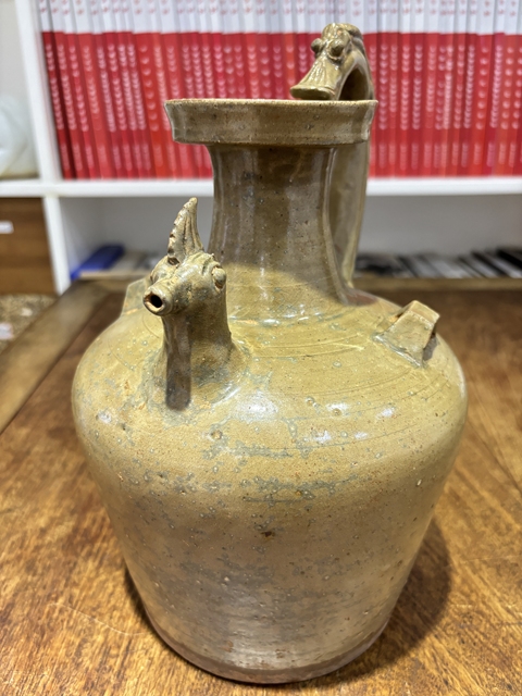 古玩陶瓷雞首執壺真品鑒賞圖