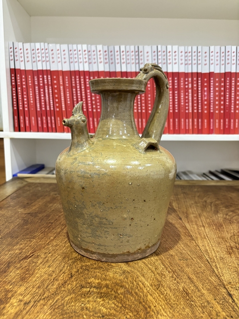 古玩陶瓷雞首執壺真品鑒賞圖