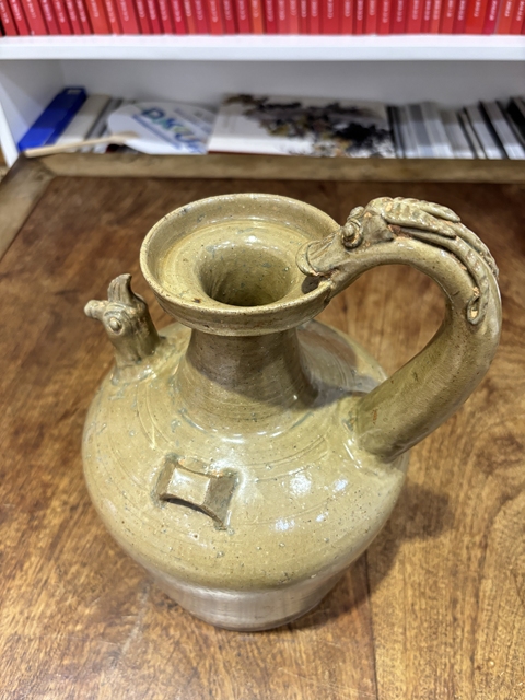 古玩陶瓷雞首執壺真品鑒賞圖