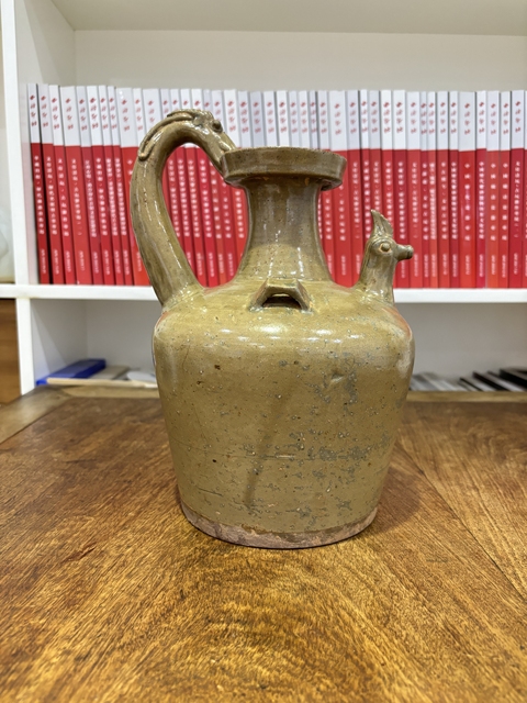 古玩陶瓷雞首執壺真品鑒賞圖