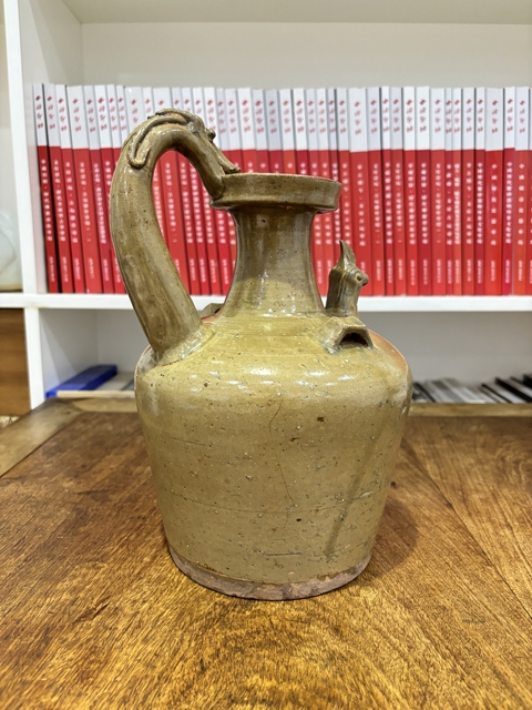古玩陶瓷雞首執壺真品鑒賞圖
