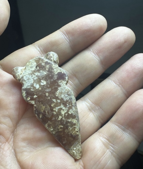 古玩玉器仿古做舊玉蟬型件真品鑒賞圖