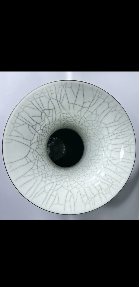 古玩陶瓷官釉瓶真品鑒賞圖