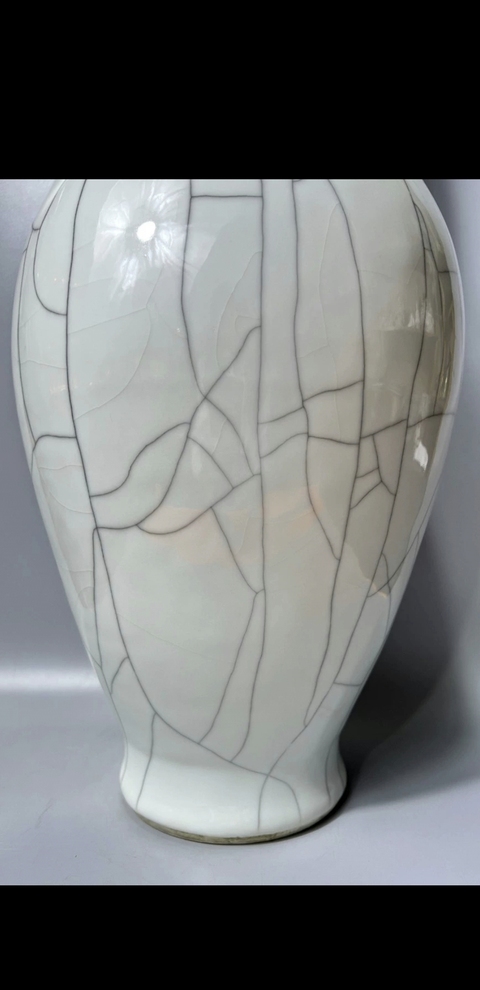 古玩陶瓷官釉瓶真品鑒賞圖