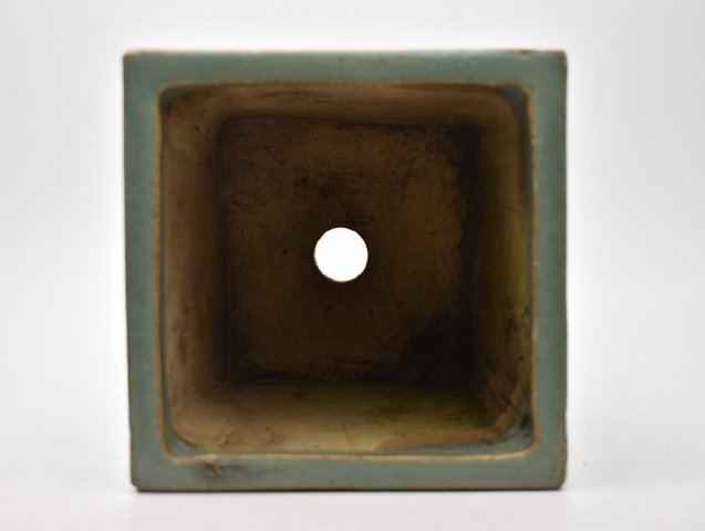 古玩陶瓷宜鈞釉花盆真品鑒賞圖
