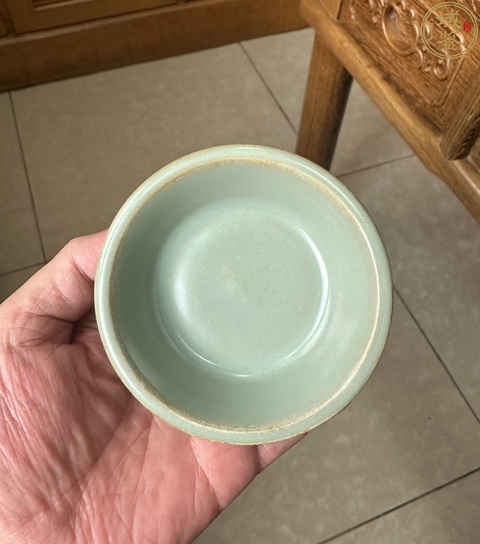 古玩陶瓷龍泉青瓷直壁洗真品鑒賞圖