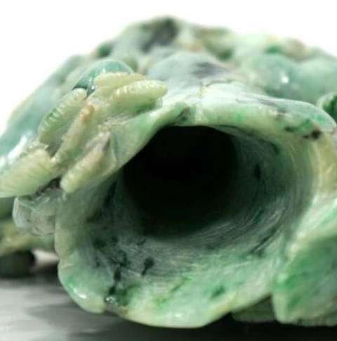 古玩玉器筆筒真品鑒賞圖