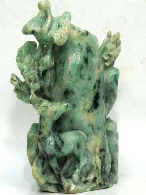 古玩玉器筆筒真品鑒賞圖