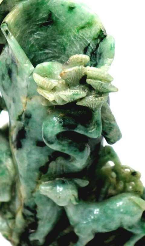 古玩玉器筆筒真品鑒賞圖