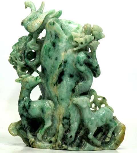 古玩玉器筆筒真品鑒賞圖