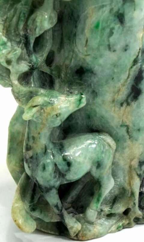 古玩玉器筆筒真品鑒賞圖