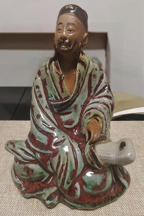 古玩陶瓷石灣窯造像真品鑒賞圖