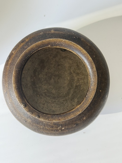 古玩陶瓷唐代黑釉侈口罐真品鑒賞圖