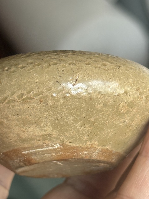 古玩陶瓷西晉越窯棱形紋飾水盂真品鑒賞圖