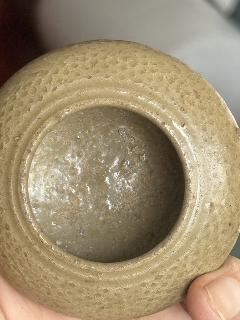 古玩陶瓷西晉越窯棱形紋飾水盂真品鑒賞圖