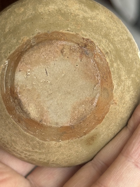 古玩陶瓷西晉越窯棱形紋飾水盂真品鑒賞圖