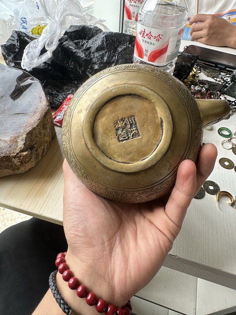 古玩銅器銅壺真品鑒賞圖