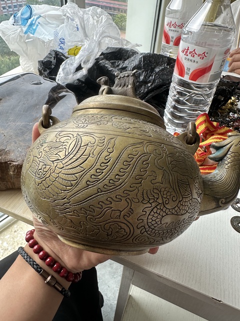 古玩銅器銅壺真品鑒賞圖