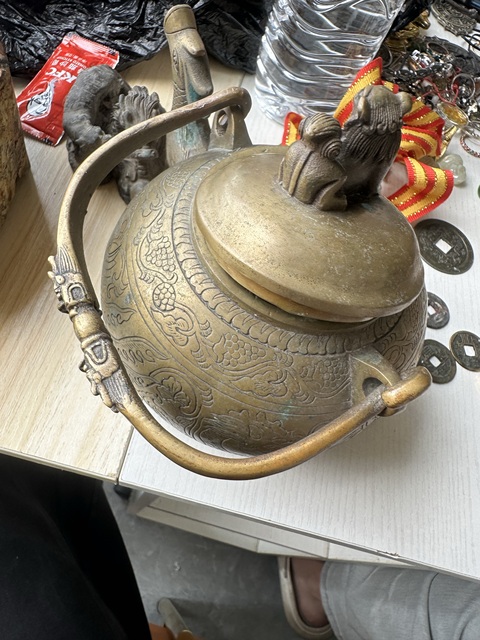 古玩銅器銅壺真品鑒賞圖