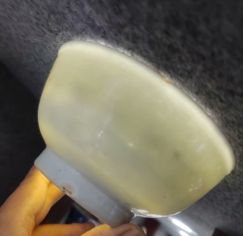 古玩陶瓷明中期甜白釉墩式碗拍賣,當前價格2200元