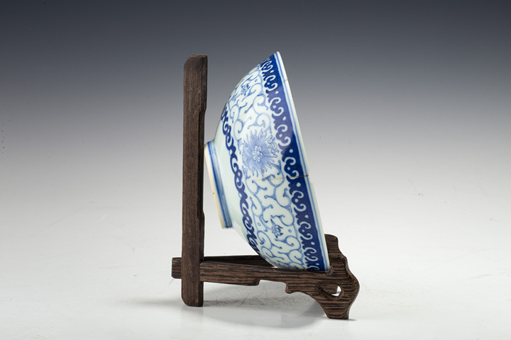 古玩陶瓷清道光·青花纏枝蓮紋碗
真品鑒賞圖