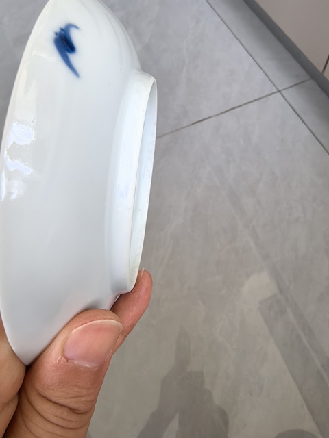 古玩陶瓷青花團龍紋盤真品鑒賞圖