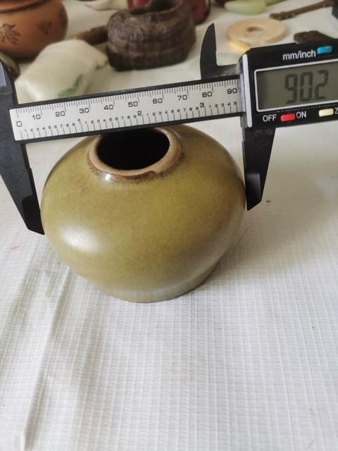 古玩陶瓷水盂真品鑒賞圖