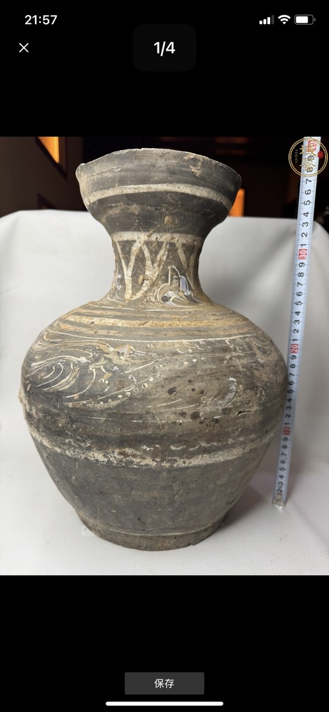 古玩陶瓷漢灰陶真品鑒賞圖