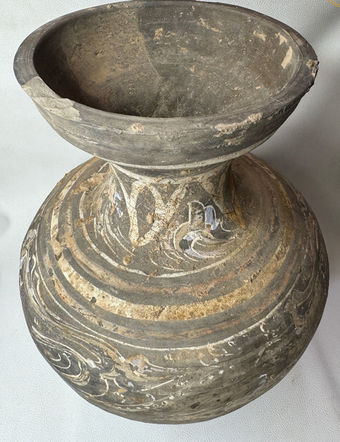 古玩陶瓷漢灰陶真品鑒賞圖