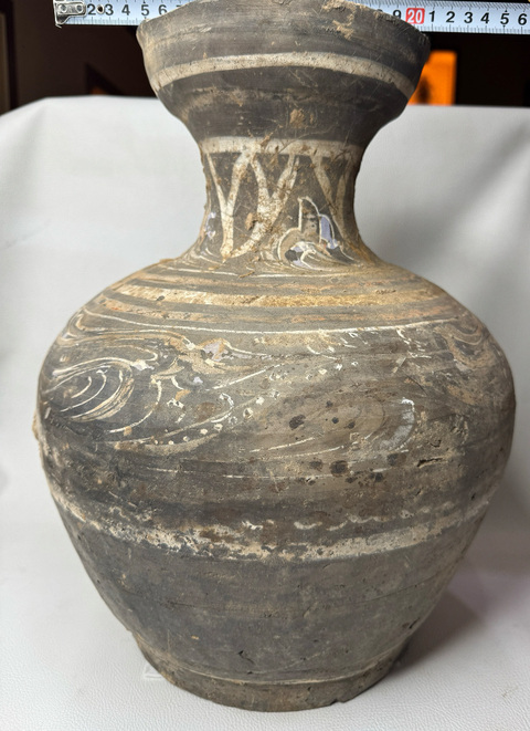 古玩陶瓷漢灰陶真品鑒賞圖