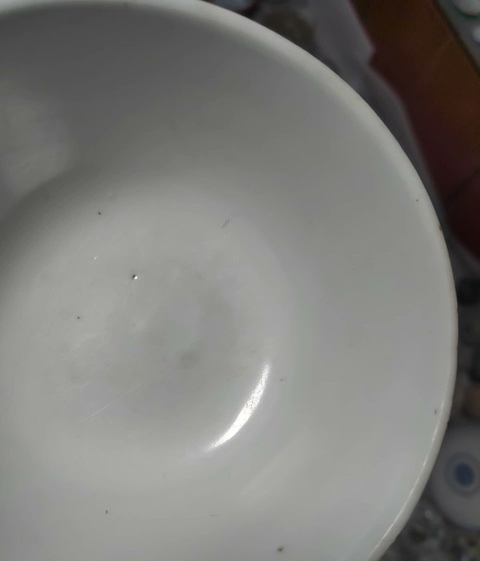 古玩陶瓷明中期甜白釉墩式碗拍賣,當前價格2200元