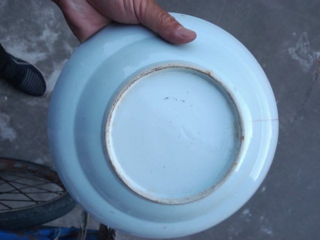 古玩陶瓷菲茨修紋青花盤(pán)真品鑒賞圖