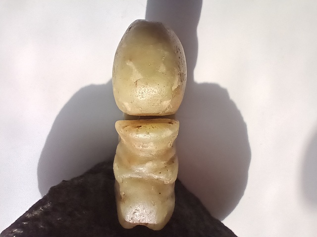 古玩玉器仿紅山玉龍型件真品鑒賞圖