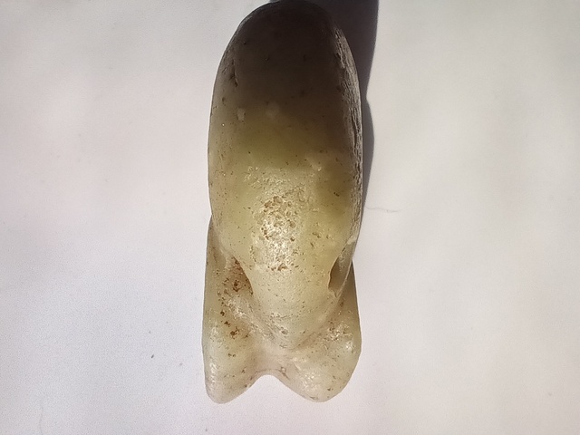 古玩玉器仿紅山玉龍型件真品鑒賞圖