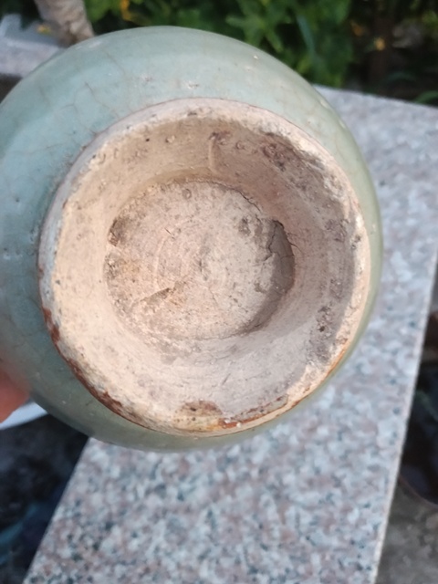 古玩陶瓷青釉高足碗真品鑒賞圖