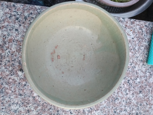 古玩陶瓷青釉高足碗真品鑒賞圖