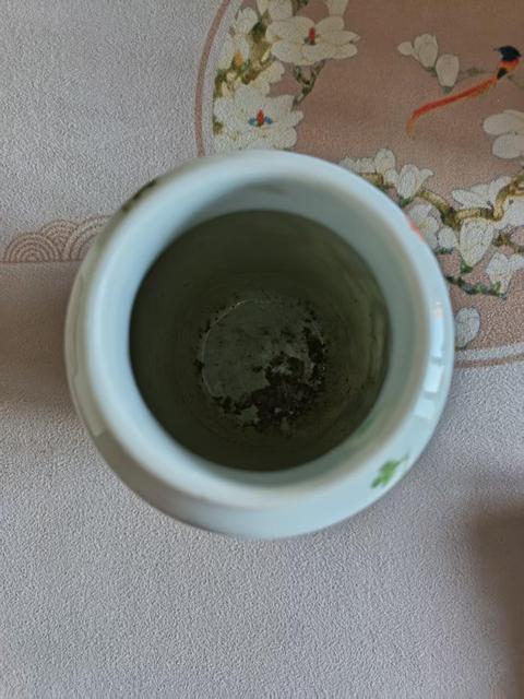 古玩陶瓷廣彩開窗人物燈蘢瓶真品鑒賞圖
