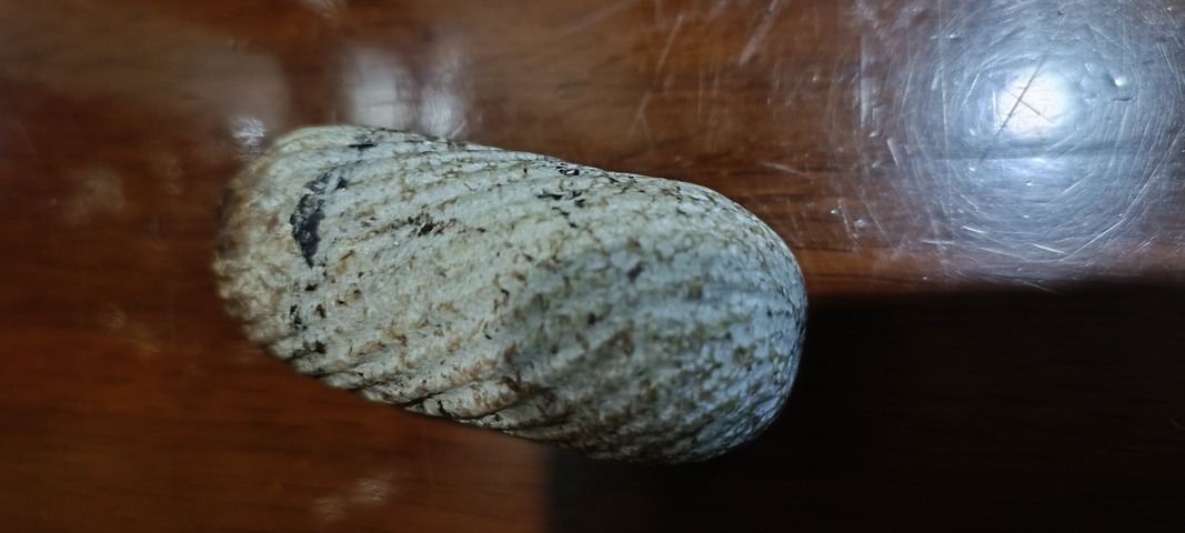 古玩玉器仿古做舊絞絲紋棗型珠真品鑒賞圖