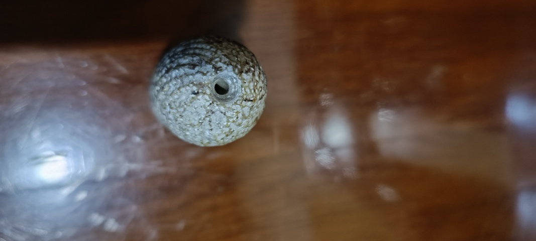古玩玉器仿古做舊絞絲紋棗型珠真品鑒賞圖