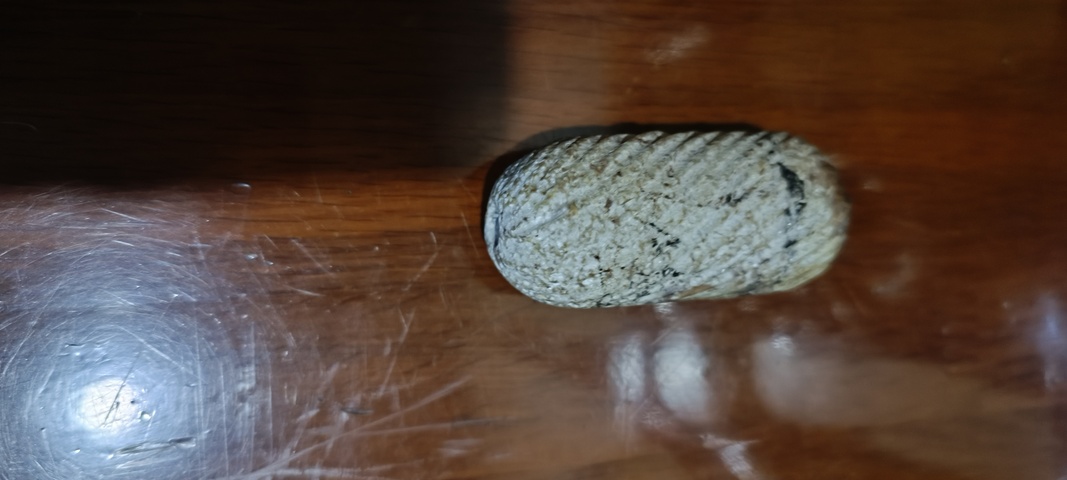 古玩玉器仿古做舊絞絲紋棗型珠真品鑒賞圖