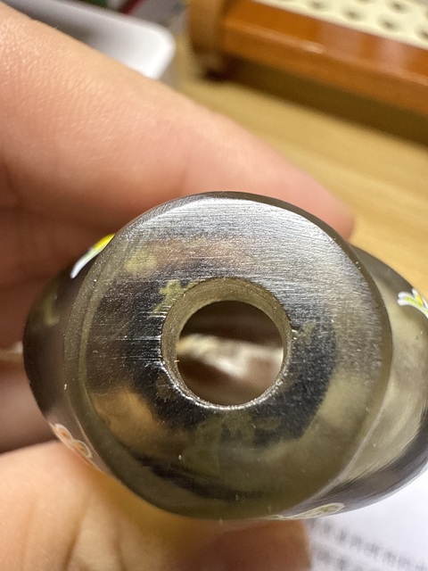 古玩陶瓷花鳥紋鼻煙壺真品鑒賞圖