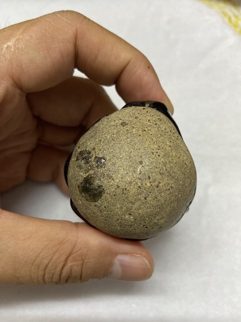 古玩陶瓷宋代褐釉塤真品鑒賞圖