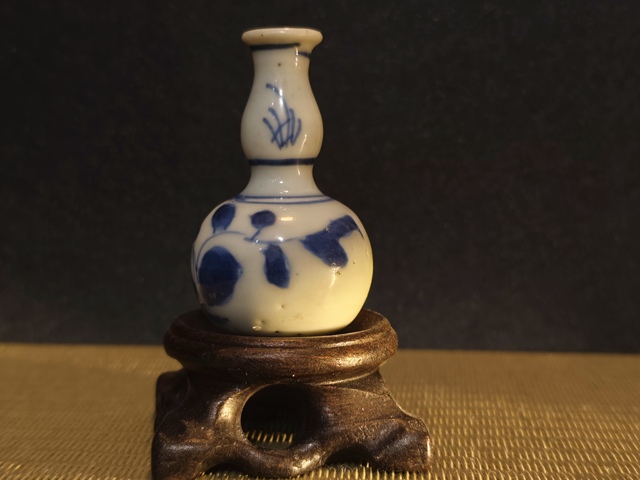 古玩陶瓷青花葫蘆瓶真品鑒賞圖