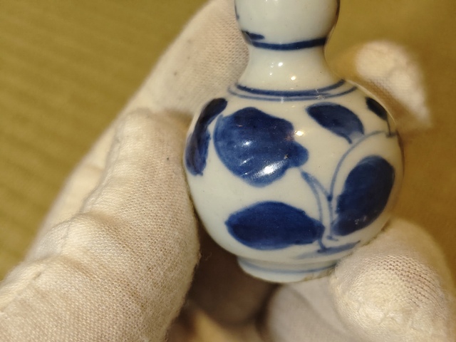 古玩陶瓷青花葫蘆瓶真品鑒賞圖
