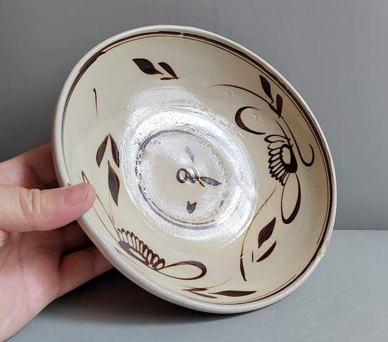 古玩陶瓷磁州窯盤(pán)真品鑒賞圖