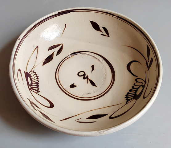 古玩陶瓷磁州窯盤(pán)真品鑒賞圖