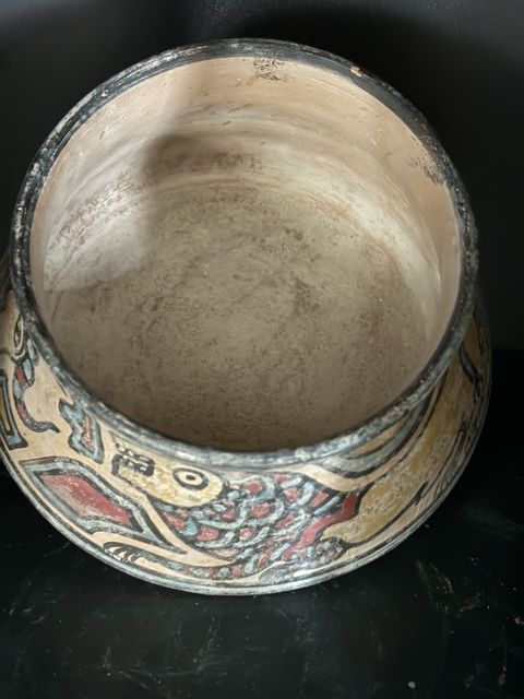 古玩陶瓷哈拉帕文明·五彩神獸罐拍賣，當前價格0元