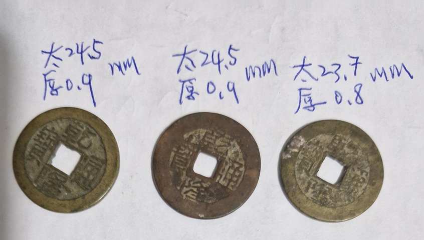 古玩錢幣乾隆通寶真品鑒賞圖