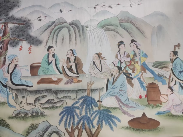 古玩字畫中美協名家名家黃光為 群賢畢至圖拍賣，當前價格10元