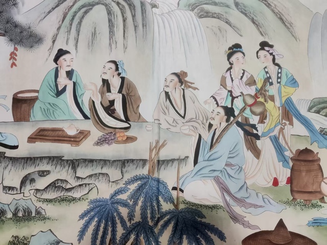 古玩字畫中美協名家名家黃光為 群賢畢至圖拍賣，當前價格10元